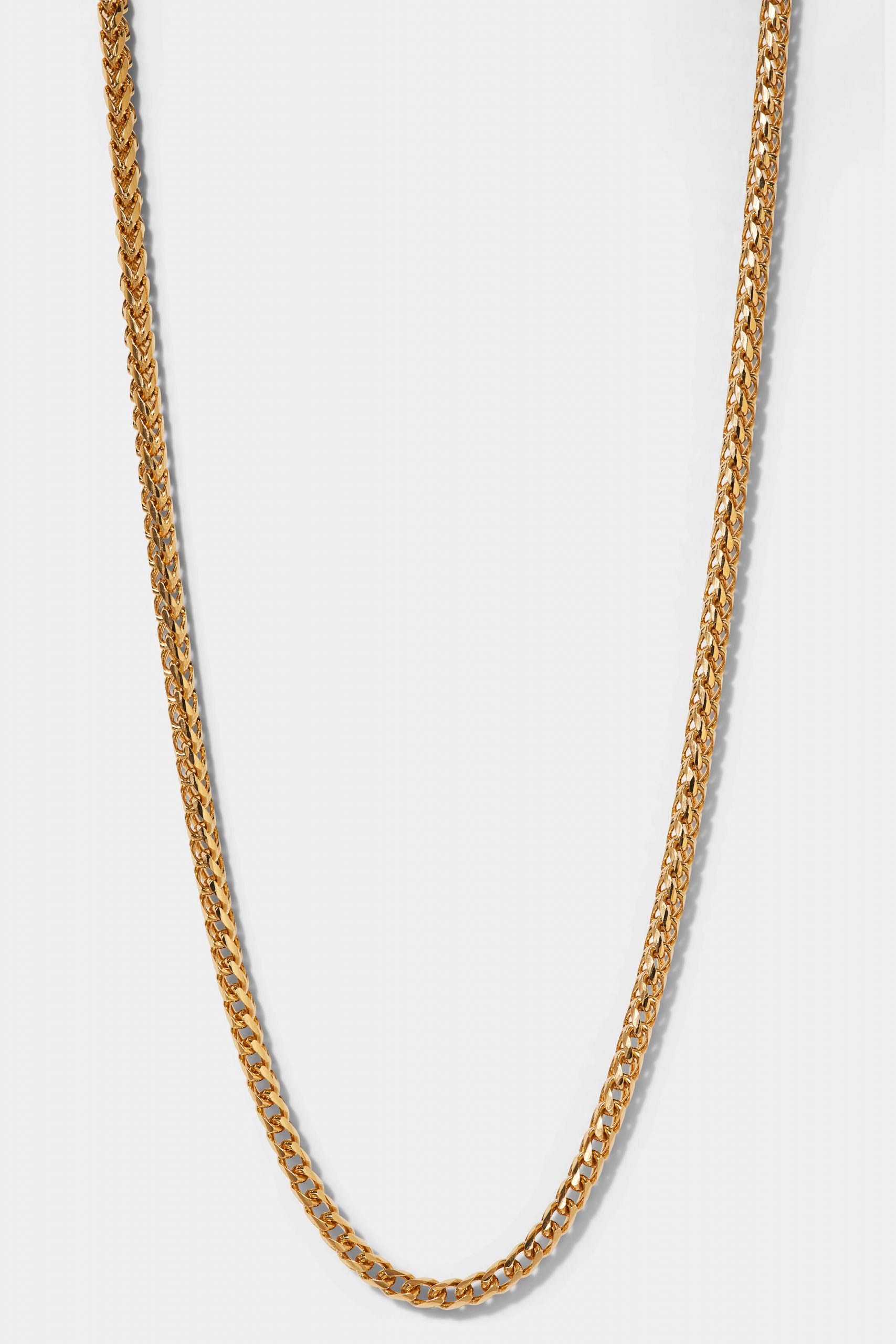 Nadri 22" 18KT GOLD DIAMOND-CUT FRANCO CHAIN 3.3MM NECKLACE