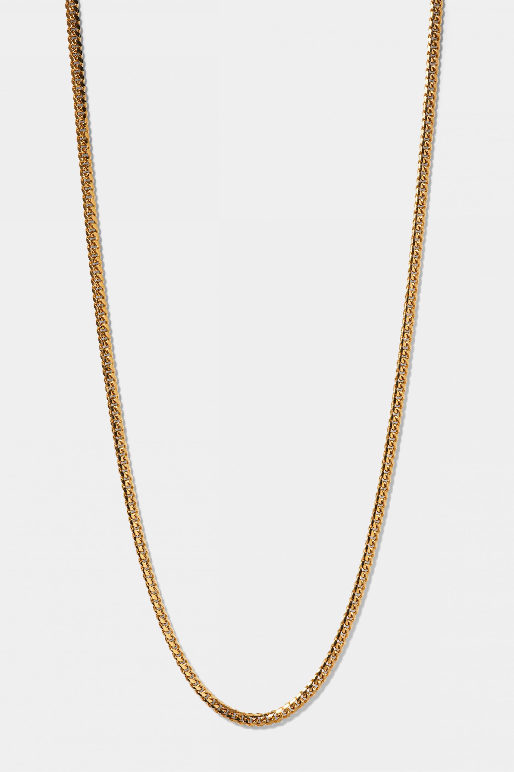 Nadri 20" 18KT GOLD DIAMOND-CUT CUBAN CHAIN 2.75MM NECKLACE
