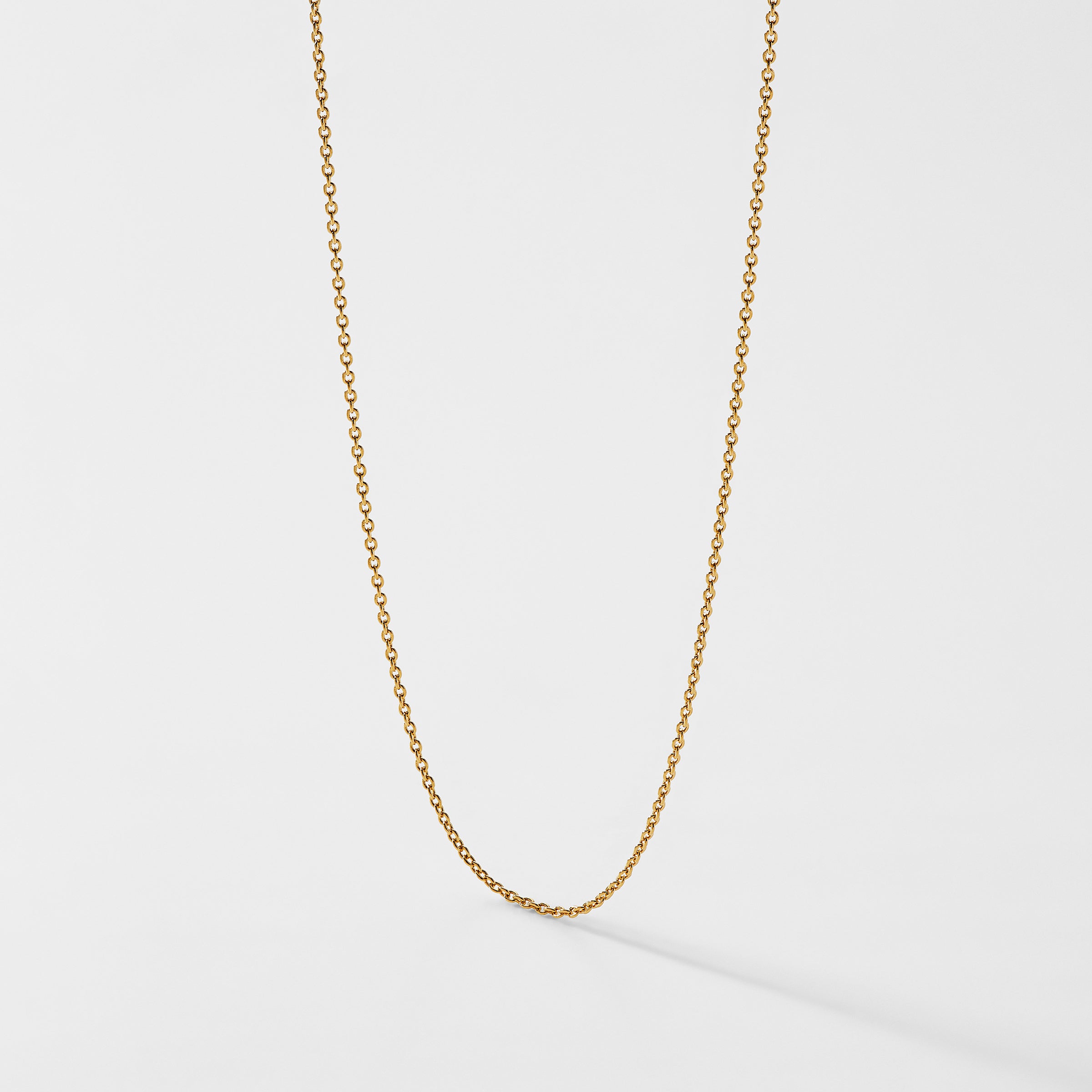 Nadri 16"-18" CABLE CHAIN 14KT GOLD NECKLACE