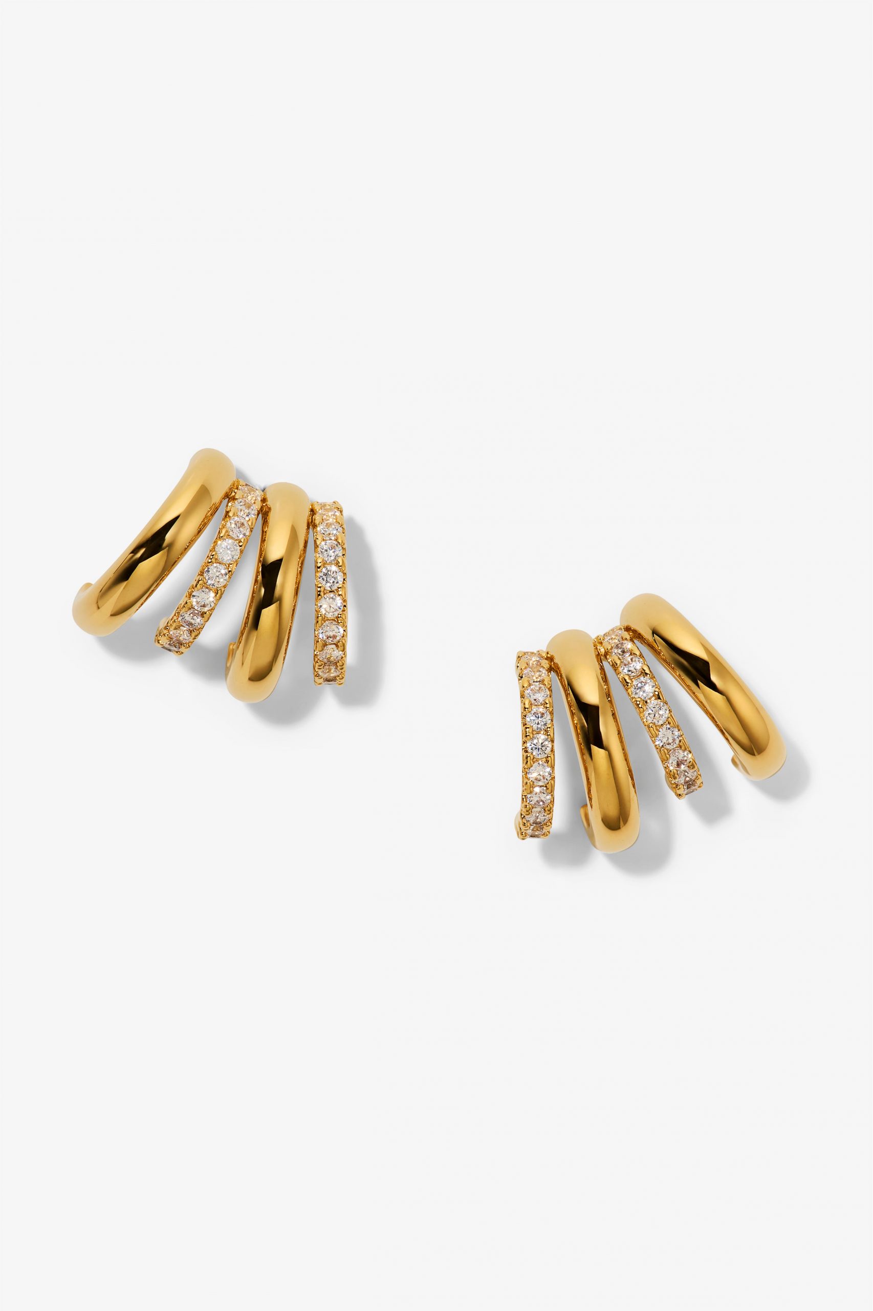 Nadri MUSE MULTI J STUD EARRINGS