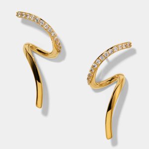 Nadri MUSE TWIRL STUD EARRINGS