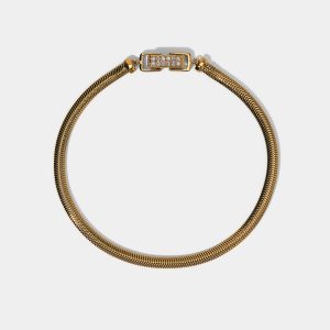 Nadri CELINE SNAKE CHAIN BRACELET