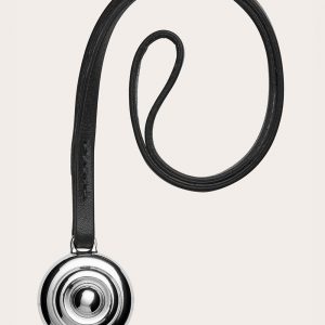 Little Liffner Bag Charm Black Silver