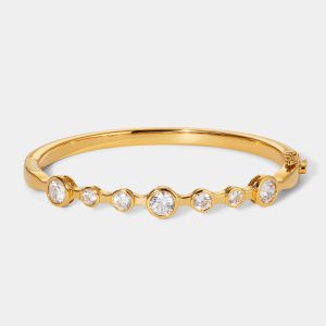 Nadri BROOKLYN PATTERN HINGE BRACELET