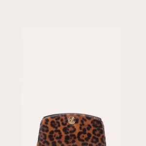 Little Liffner Pushlock Clutch Leopard