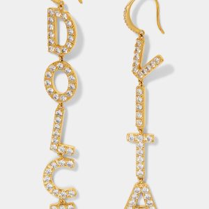 Nadri AJOA DOLCE VITA CZ DROP LINEAR EARRINGS