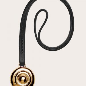 Little Liffner Bag Charm Black Gold
