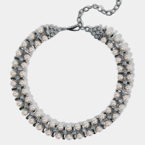 Nadri UNDER THE SEA RETRO PEARL CHOKER NECKLACE