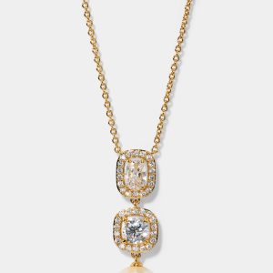 Nadri UNDER THE SEA CUSHION HALO PEARL Y NECKLACE