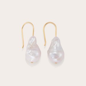 Little Liffner Minimalist Baroque Earrings Gold
