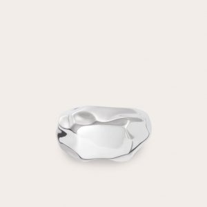 Little Liffner Ice Cube Pinky Ring Silver