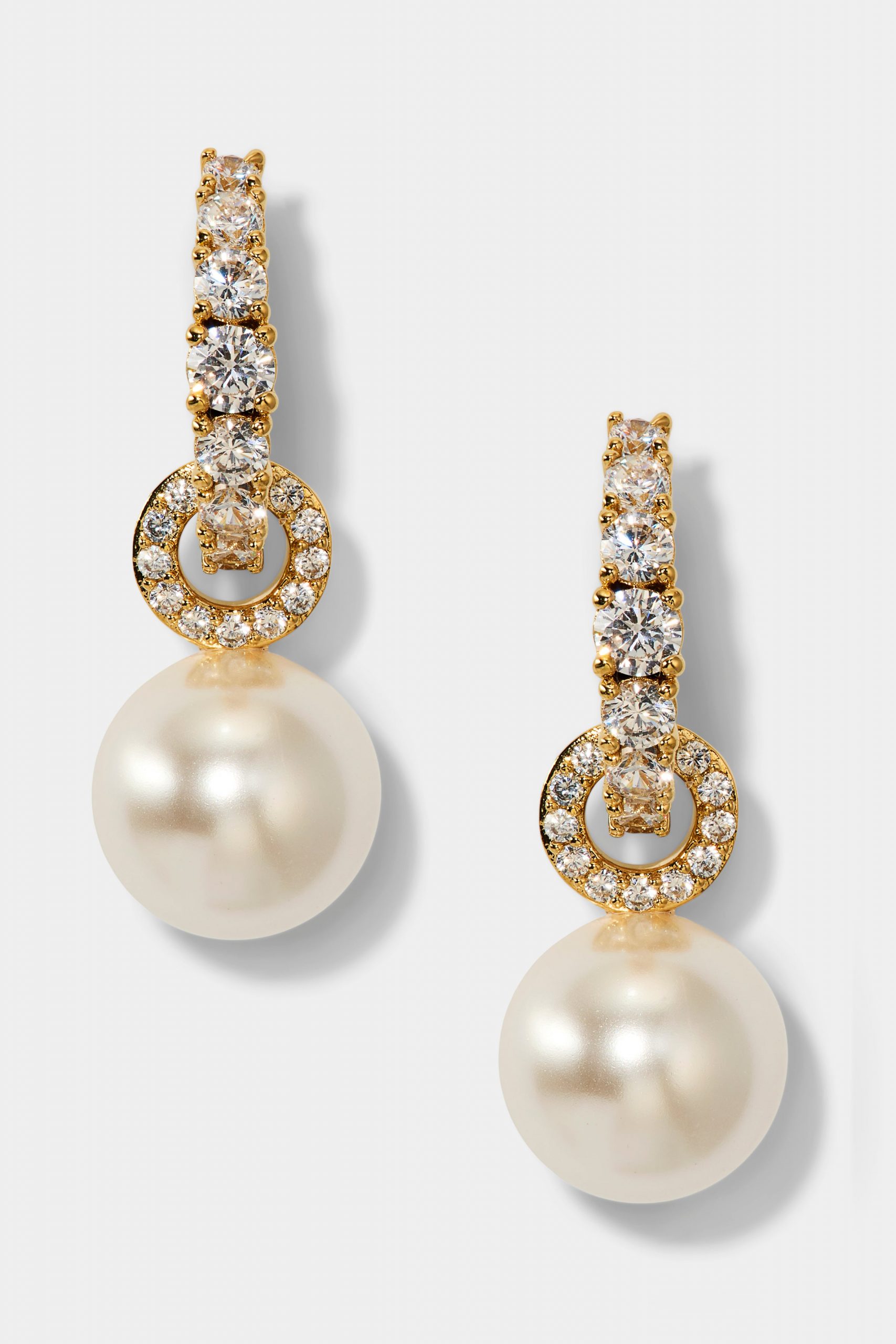 Nadri UNDER THE SEA PEARL DOORKNOCKER EARRINGS