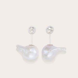 Little Liffner Pearl Mini Barbell Silver