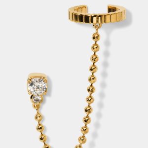 Nadri DELANCEY SINGLE SWAG CUFF EARRING