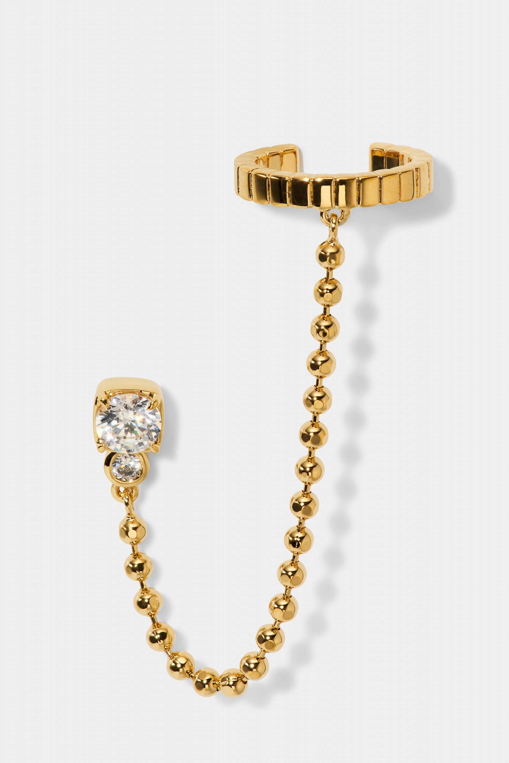Nadri DELANCEY SINGLE SWAG CUFF EARRING