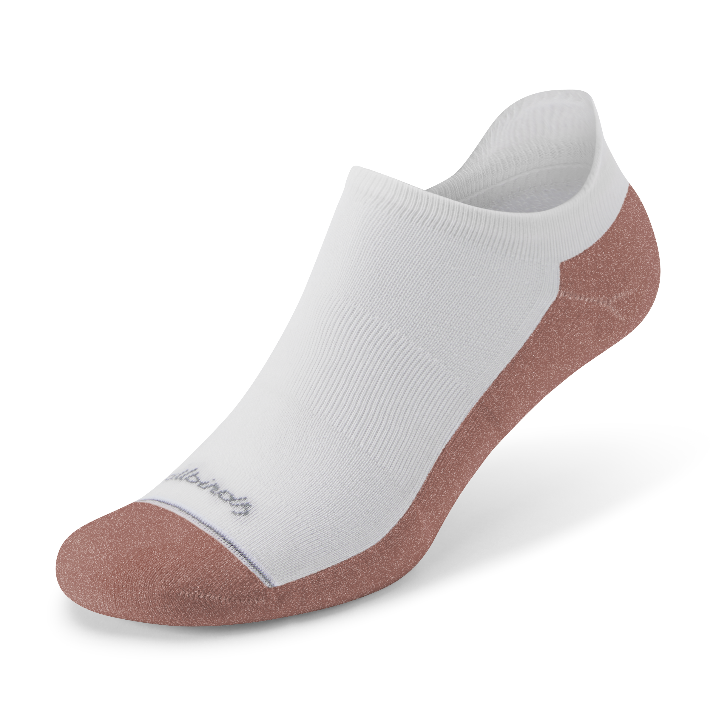 Allbirds Anytime Ankle Sock - Blizzard/Sienna Blush