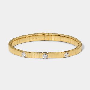 Nadri DELANCEY BOTTOM HINGE BRACELET