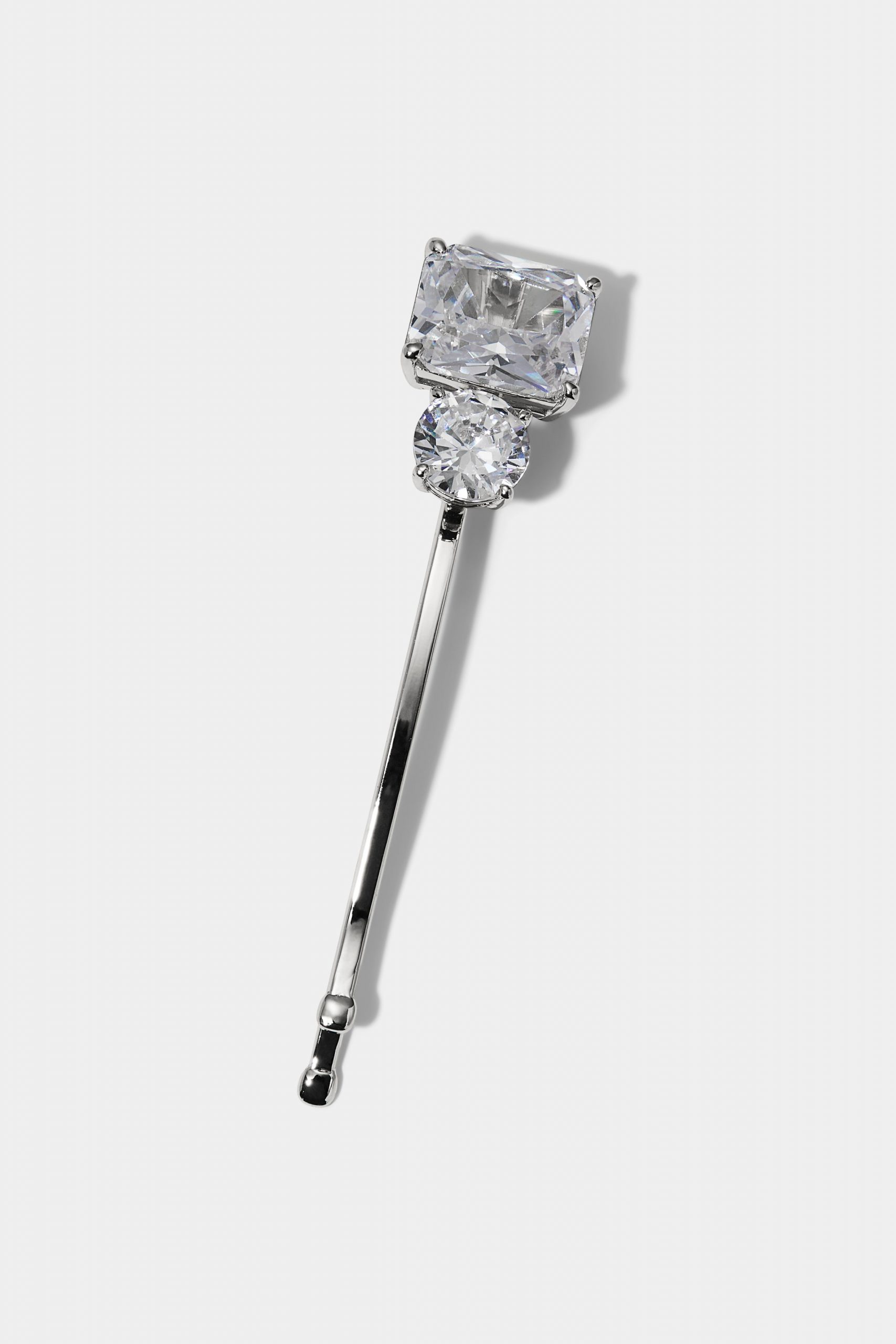 Nadri EMERALD AND ROUND CZ BOBBY PIN