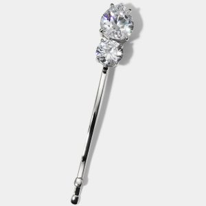 Nadri PEAR AND ROUND CZ BOBBY PIN