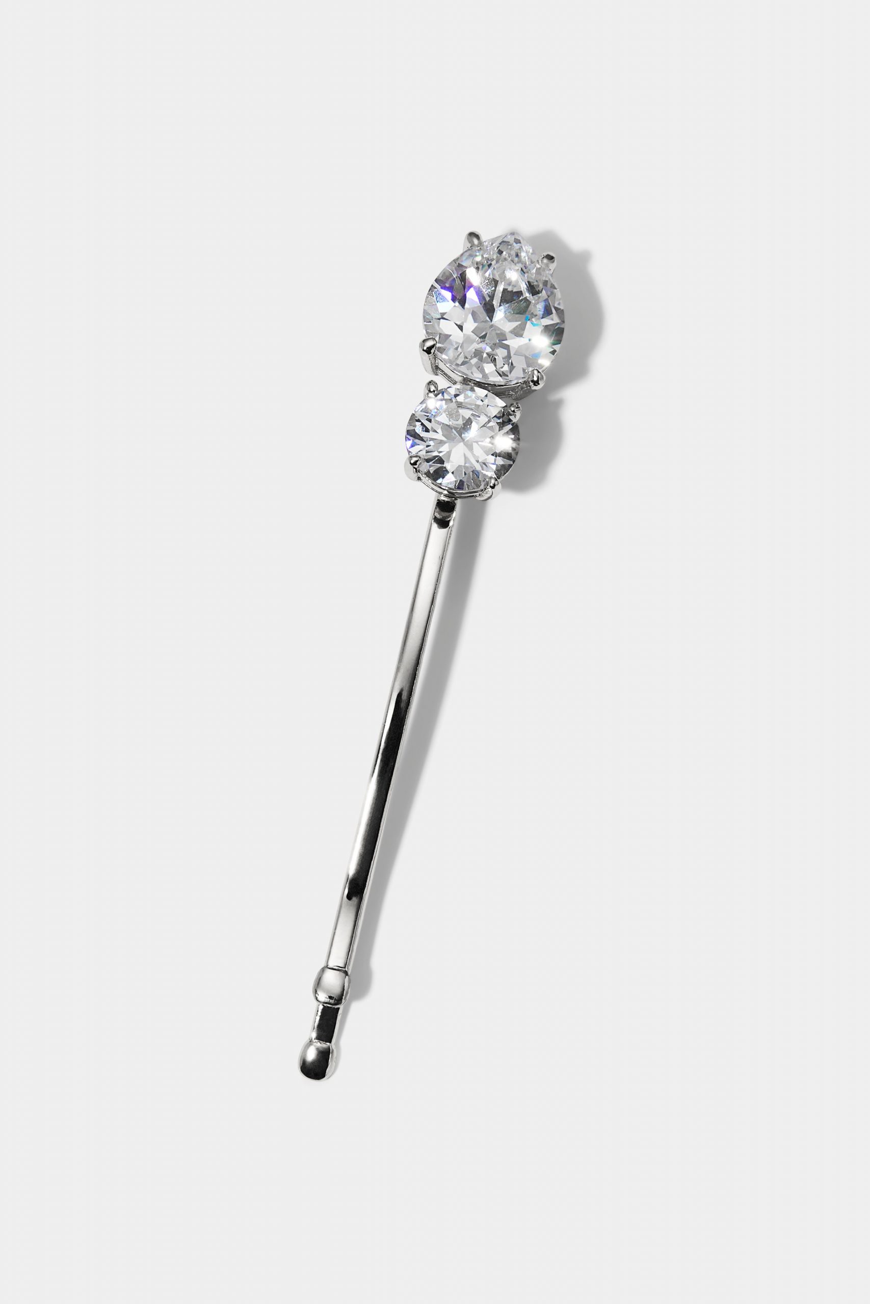 Nadri PEAR AND ROUND CZ BOBBY PIN