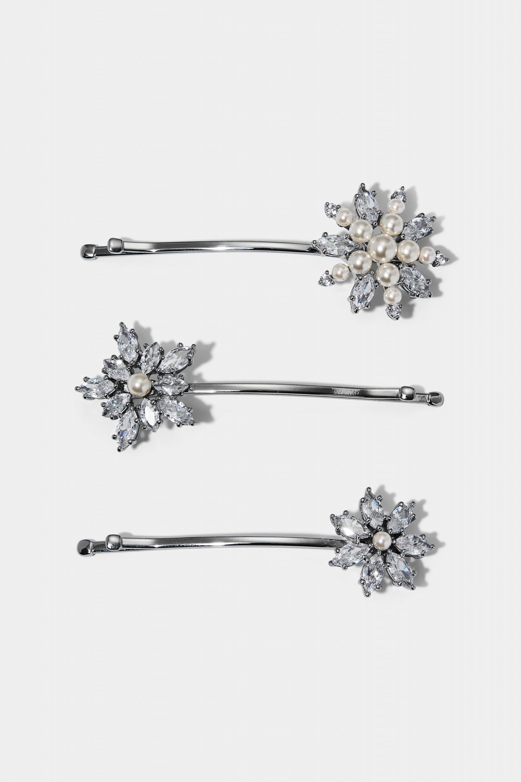 Nadri MARQUEE CLUSTER CZ SET 3 BOBBY PINS