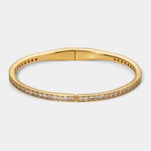 Nadri NORTHERN LIGHTS SINGLE ROW PAVE CZ HINGE BRACELET