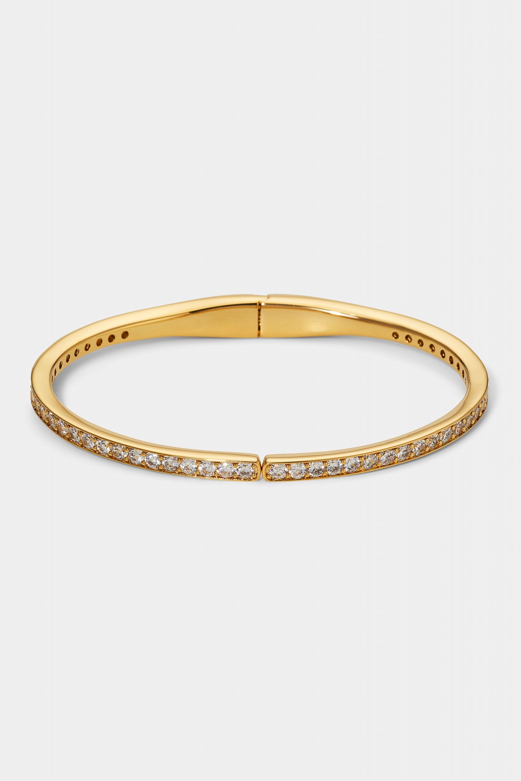 Nadri NORTHERN LIGHTS SINGLE ROW PAVE CZ HINGE BRACELET
