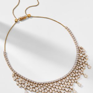 Nadri OVER THE TOP GLAM CZ COLLAR NECKLACE