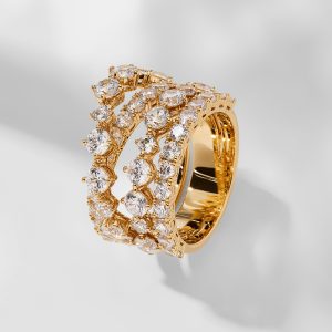 Nadri MATCHPOINT CRISSCROSS CZ RING
