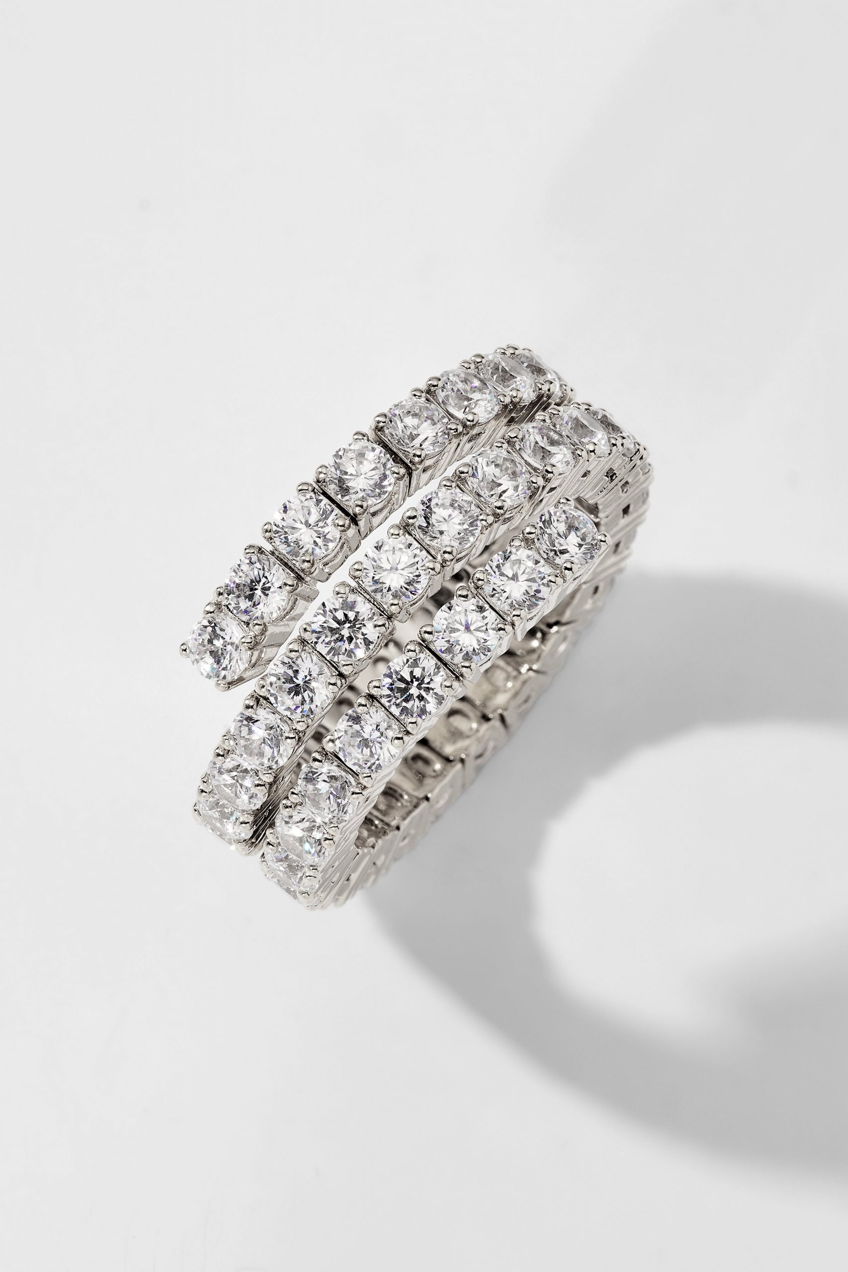 Nadri MATCHPOINT FLEXIBLE CZ WRAP RING