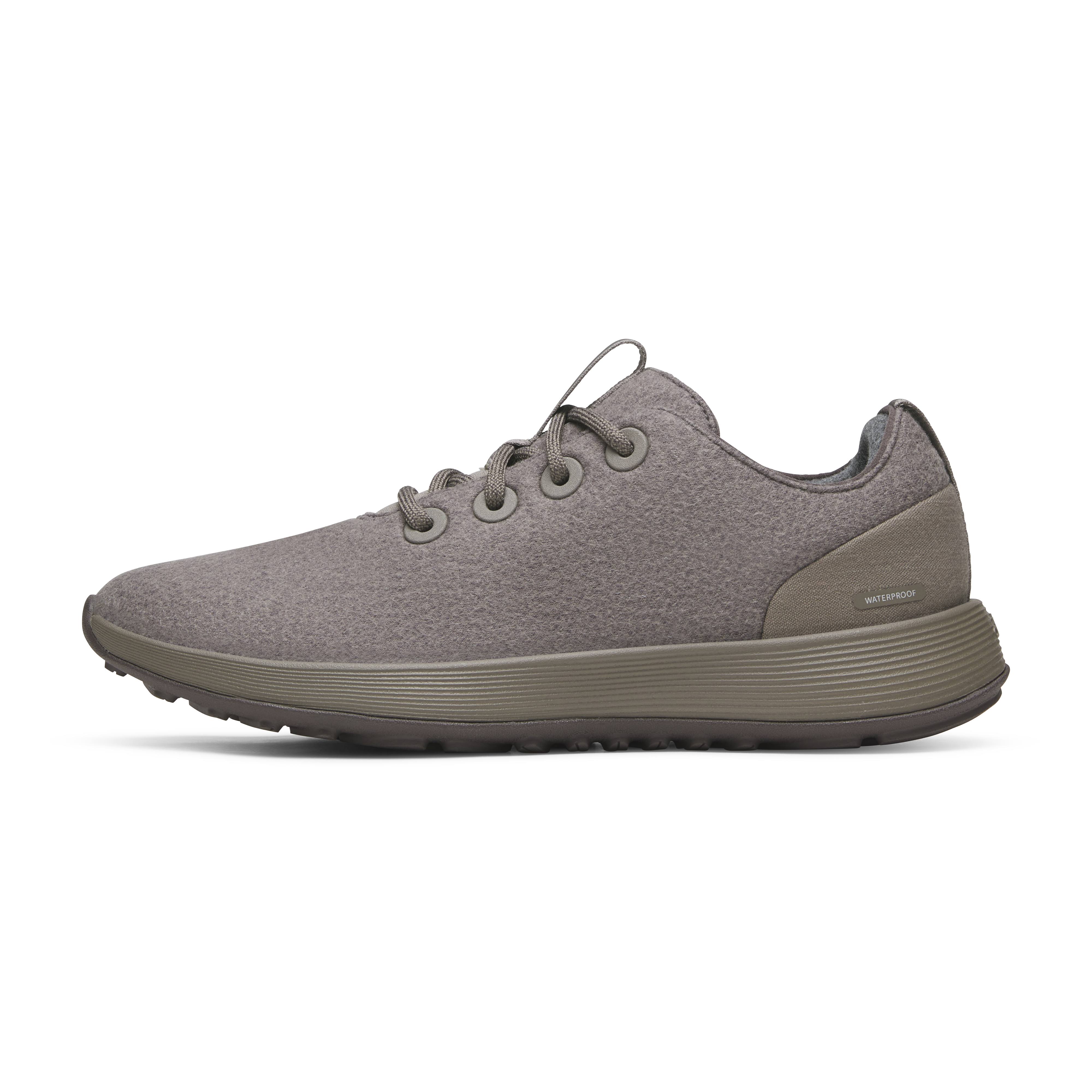 Allbirds Men's Wool Runner NZ Waterproof - Weathered Brown (Weathered Brown Sole)