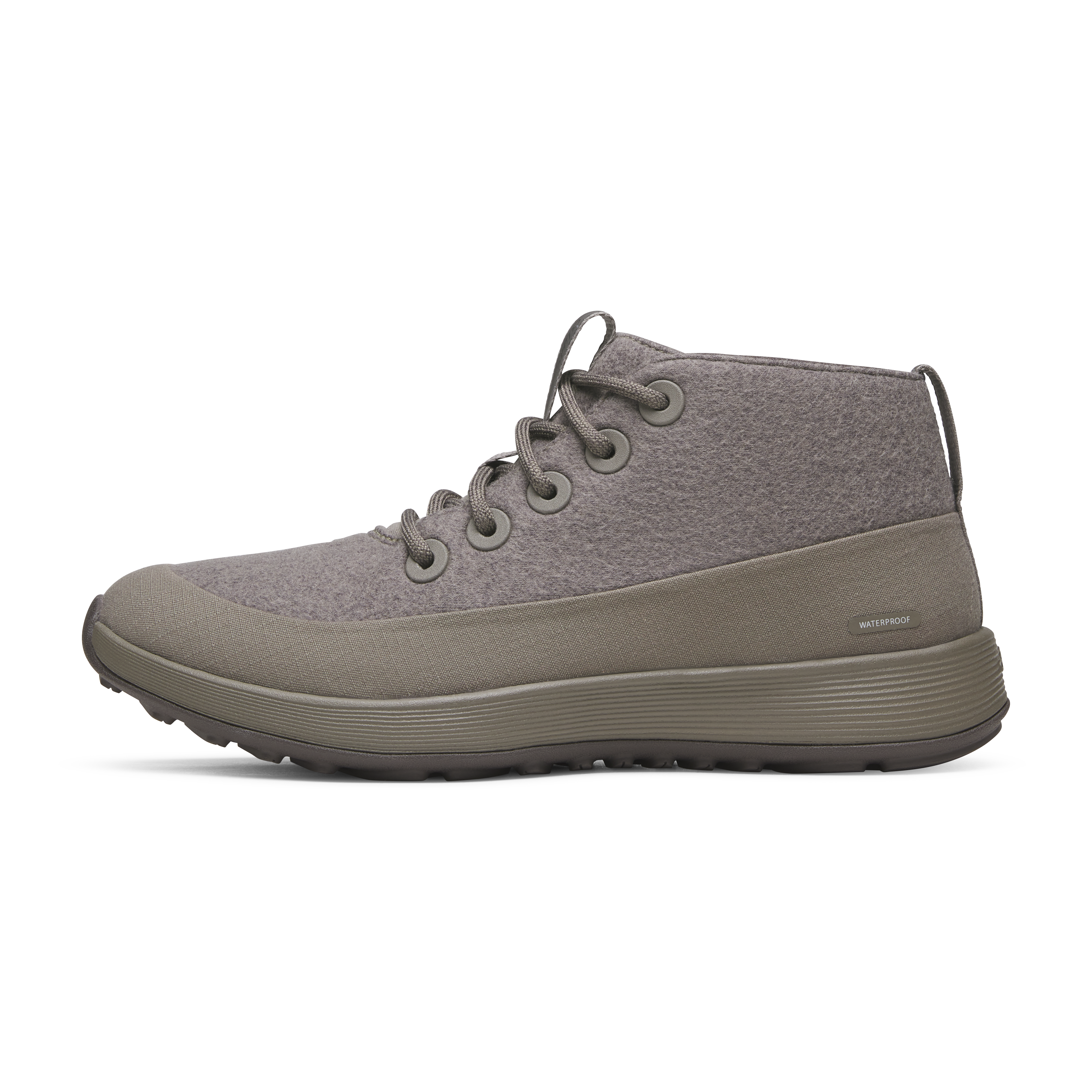 Allbirds Women's Wool Runner NZ Mid Waterproof - Weathered Brown (Weathered Brown Sole)