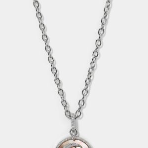 Nadri GLOBE TROTTER MOON PENDANT NECKLACE