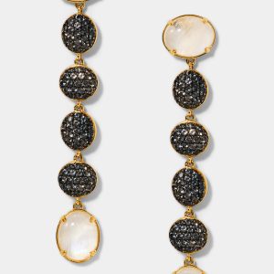 Nadri AU NATUREL LINEAR EARRINGS