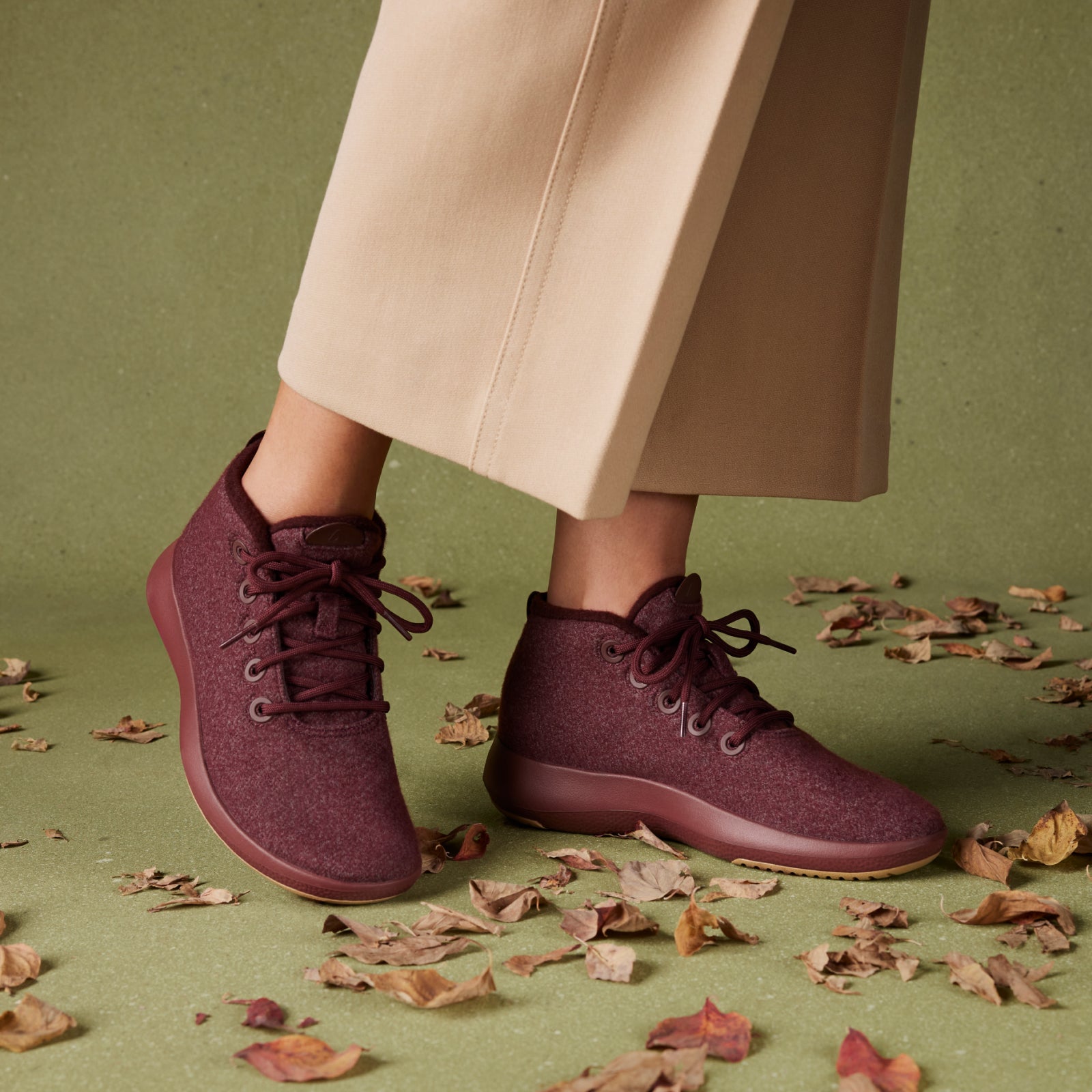 Allbirds Women's Wool Runner-up Mizzles - Deep Emerald (Deep Emerald Sole)