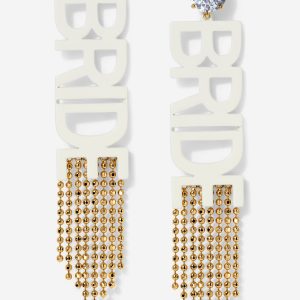 Nadri BRIDE FRINGE DROP EARRINGS