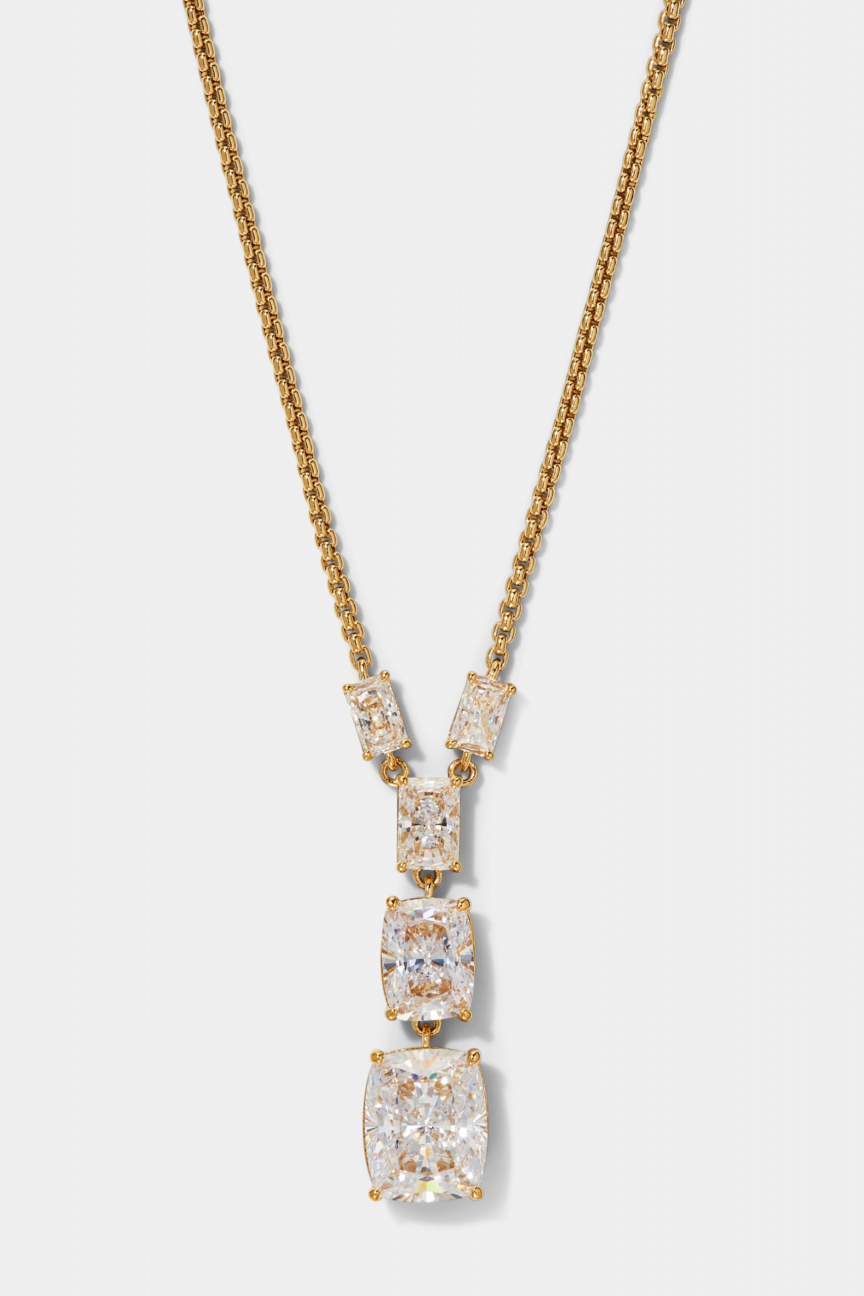 Nadri NORTHERN LIGHTS CZ ADJSUTABLE SMALL Y NECKLACE