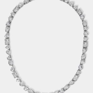 Nadri GLITZ SMALL MIXED CZ COLLAR NECKLACE