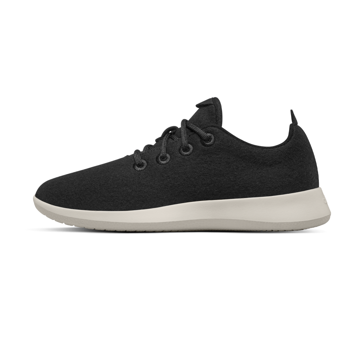 Allbirds Women's Wool Runner - True Black (Cream Sole)