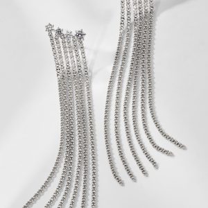 Nadri CLEO CZ FRINGE EARRINGS