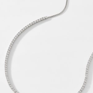 Nadri TENNIS ANYONE EMERALD CUT CZ TENNIS NECKLACE