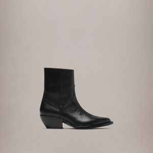 Amiri WOMEN - WOMEN'S LEATHER RYDER BOOT - Black