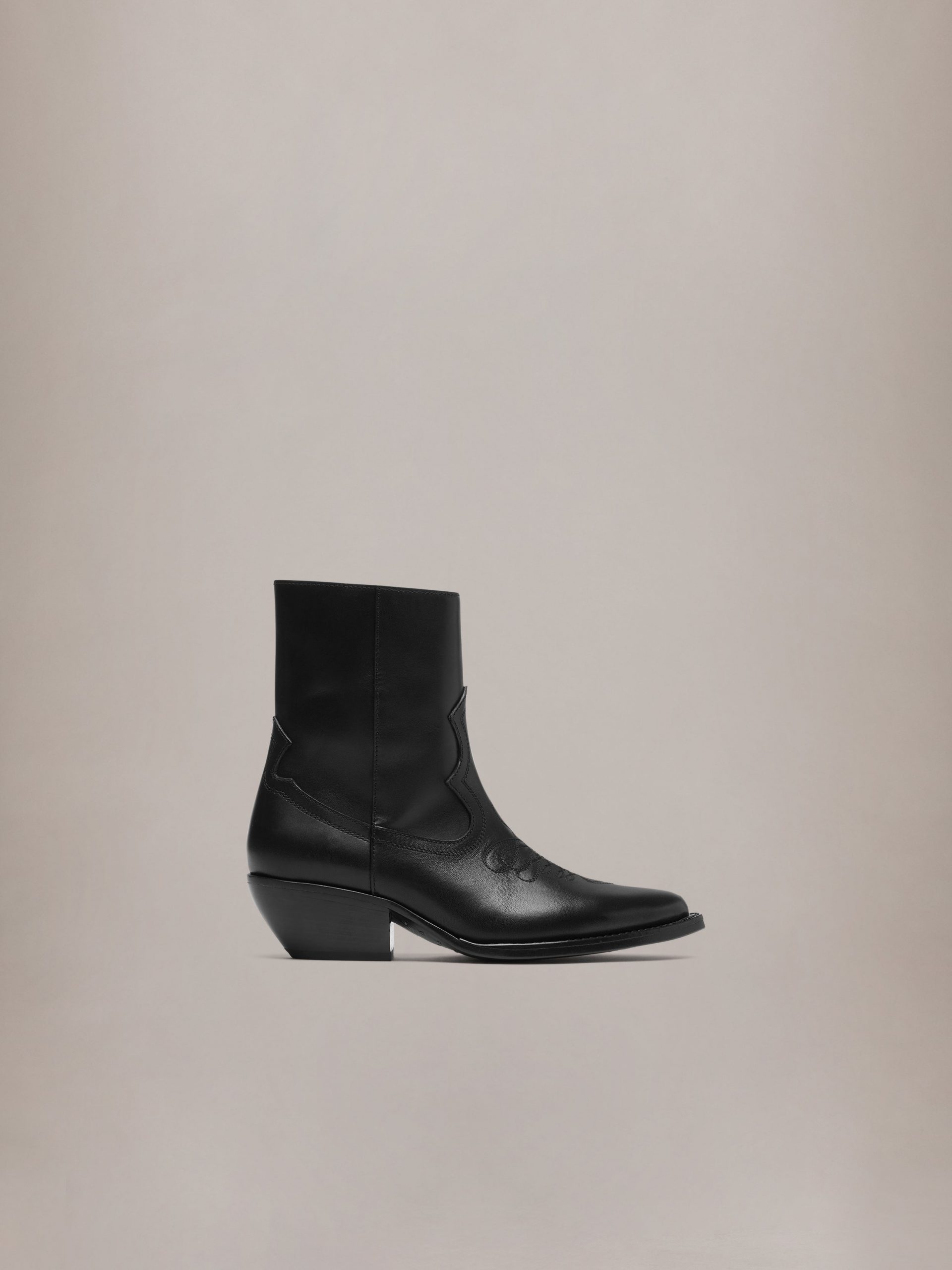 Amiri WOMEN - WOMEN'S LEATHER RYDER BOOT - Black