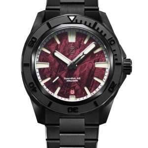 Zelos Swordfish 42mm Ti 'Blood Moon'