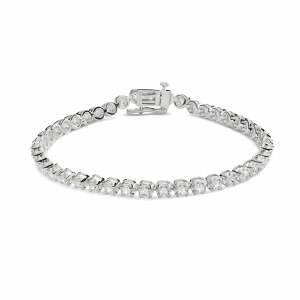 Shinola 4 Carat 7" Diamond Tennis Bracelet - White Gold