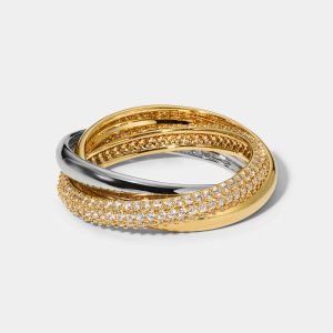 Nadri GEMINI TRIO RING