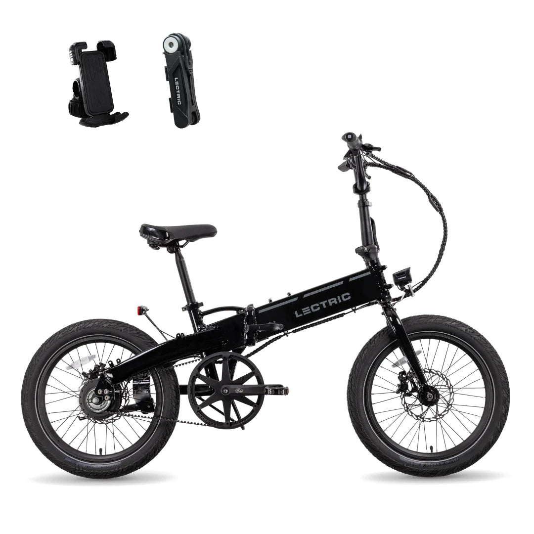 Lectric XP Lite2 JW Black - Back to School Bundle
