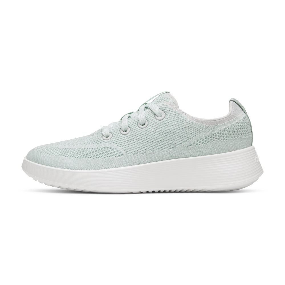 Allbirds Women's Tree Runner Go - Blizzard/Lux Liberty (Blizzard Sole)