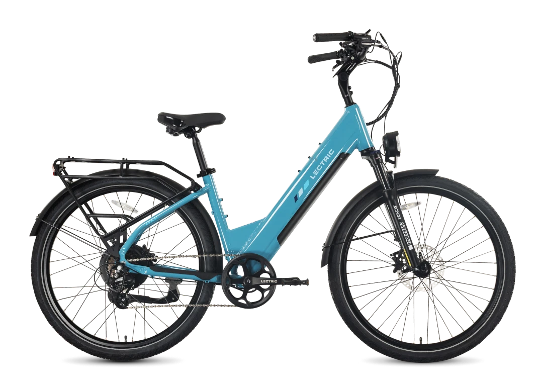 Lectric XPress2 Raindrop Blue Cruiser eBike