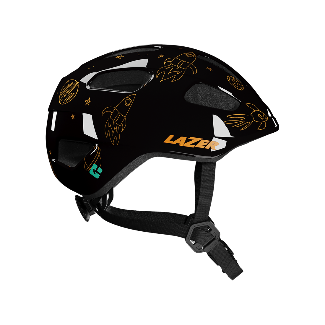 Lectric Lazer Pnut KinetiCore 2.0 Toddlers' Helmet - Flying Rocket